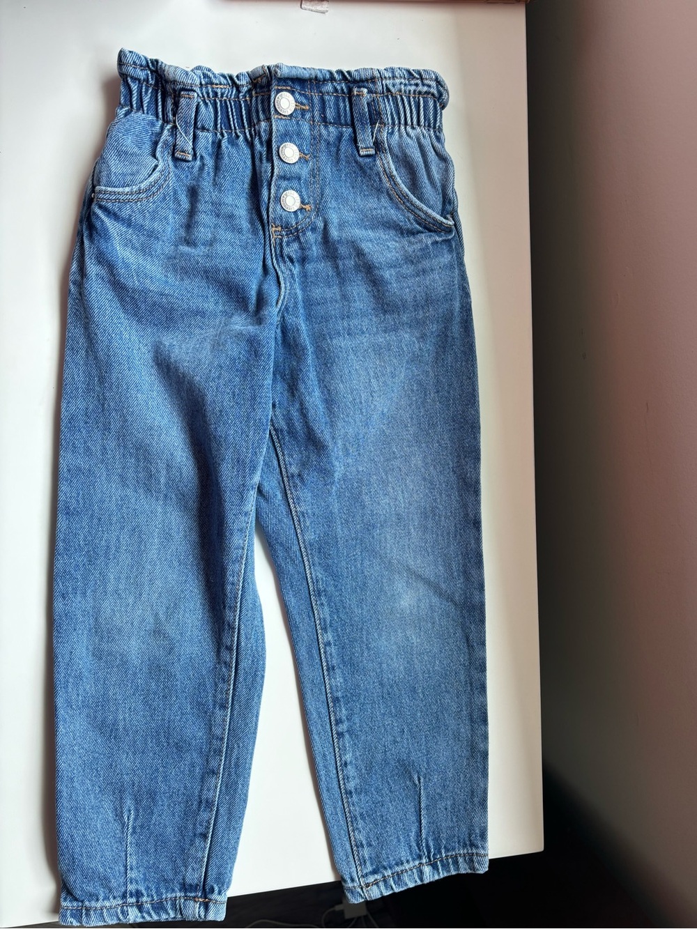 Zara girls denim with an elastic waist